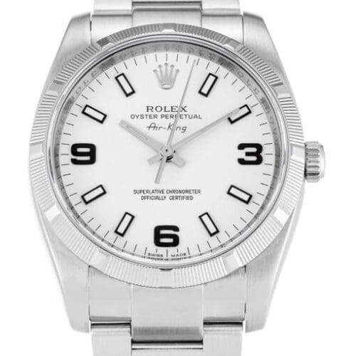 Rolex Air-King 34mm White Dial 114210 Super Clone